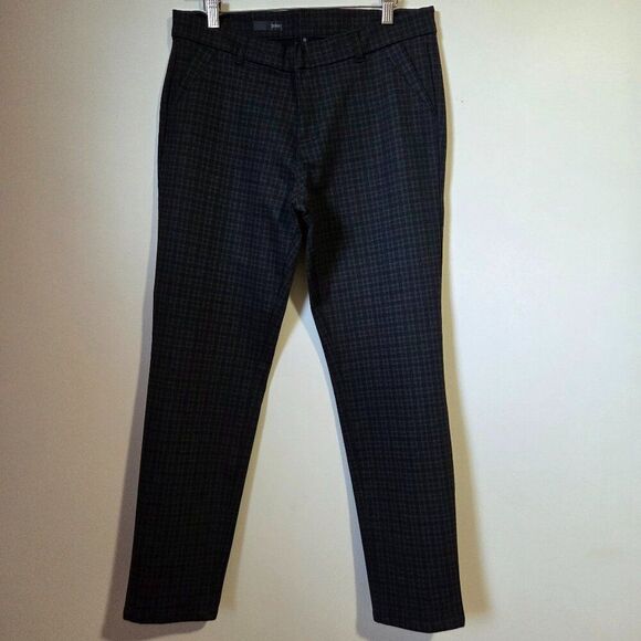 EUC LIKE NEW KUT FROM THE KLOTH PLAID SKINNY STRETCH PANTS SIZE 14 WOMENS - Picture 1 of 16
